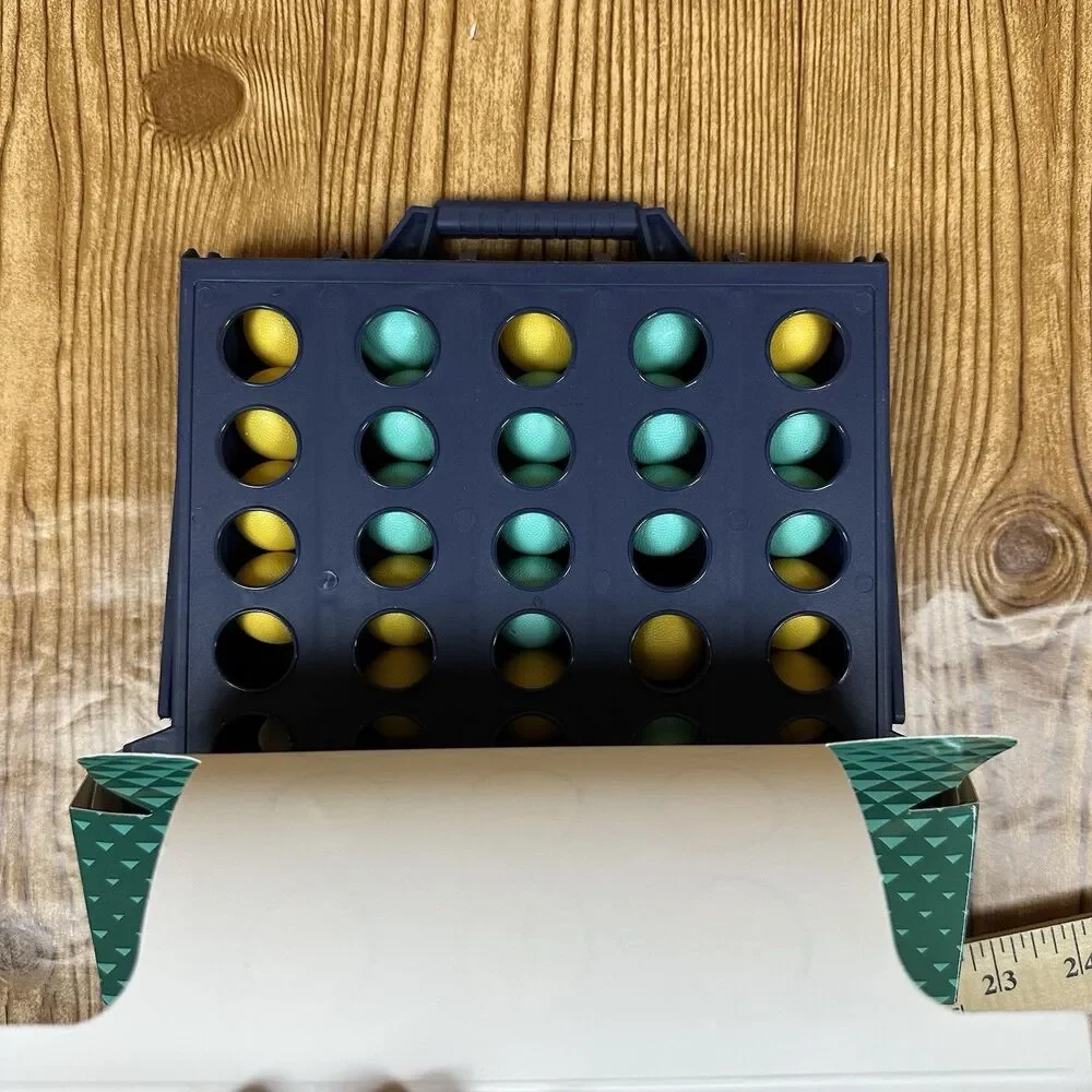 Rally Pong Tabletop Game Connect Four Style Bounce Ball Game Party Game Complete